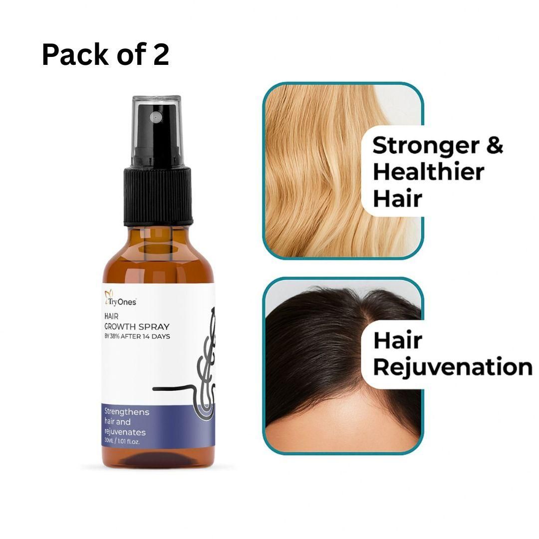 TryOnes Hair Growth Spray  30ml (Pack of 2)